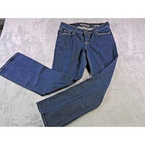 Sonoma Life + Style Women's Jeans 10 Short Mid Rise Demi Bootcut Dark Wash